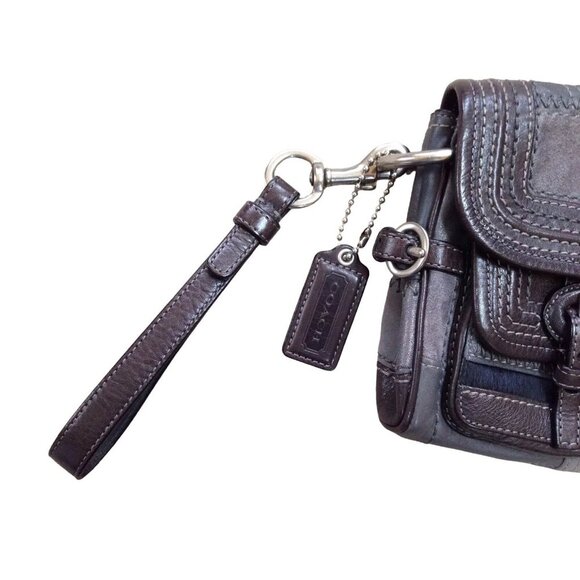 SOLD Coach 2008 Legacy Cursive Creed Limited Edition Patchwork Mixed Leather - Picture 4 of 12